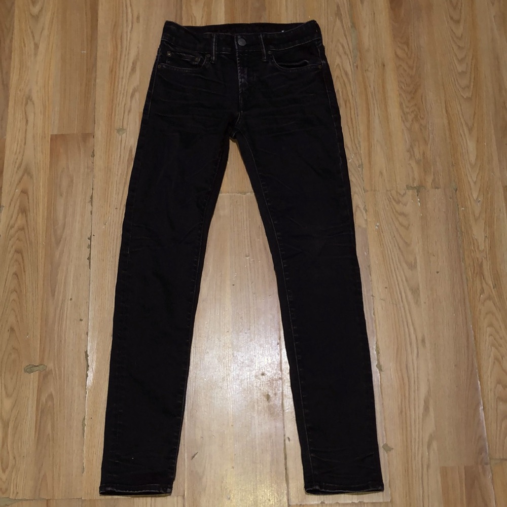 Male black American eagle jeans